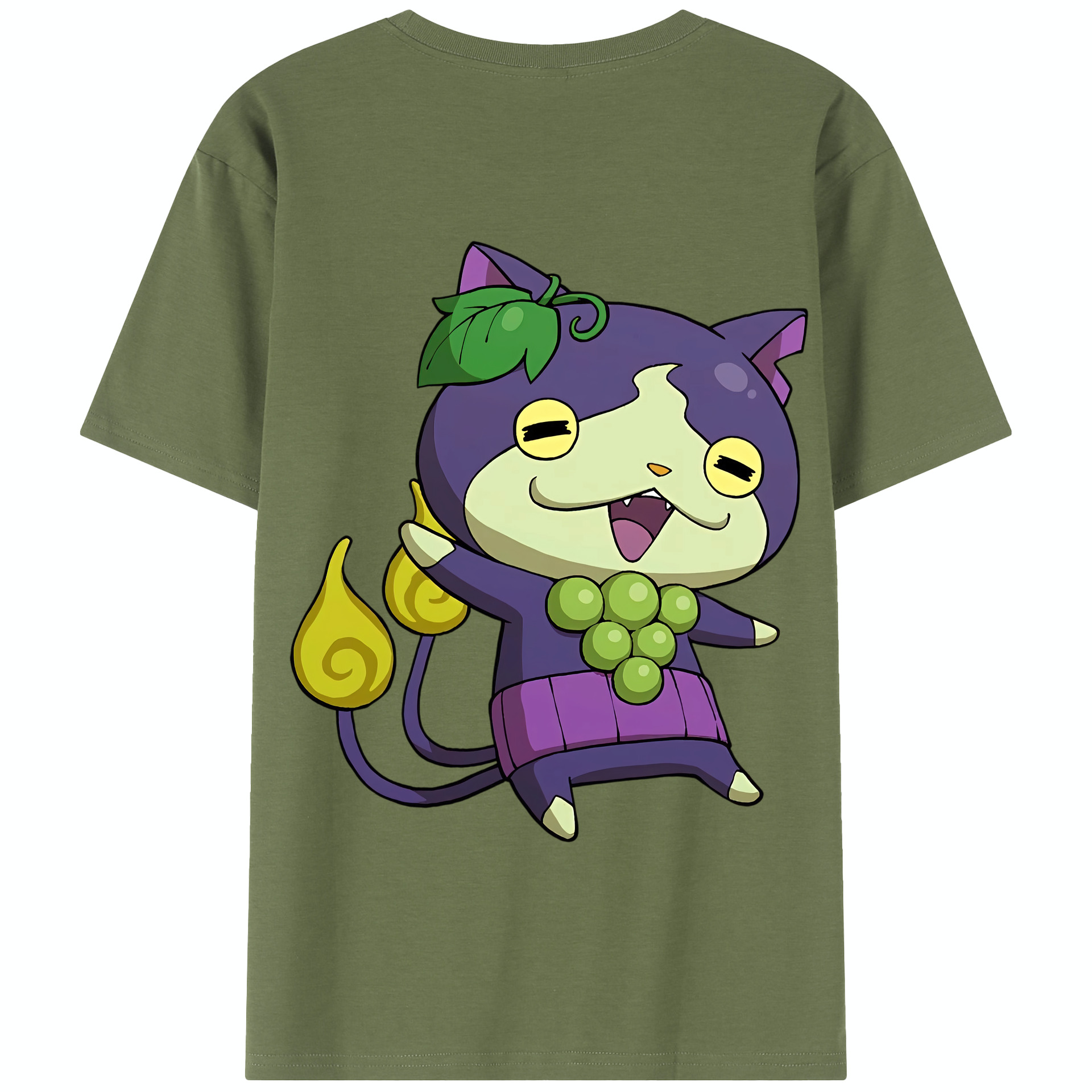 （画像用） 妖怪ウォッチ Yo-kai Watch 綿100％半袖Tシャツ（背面プリント）